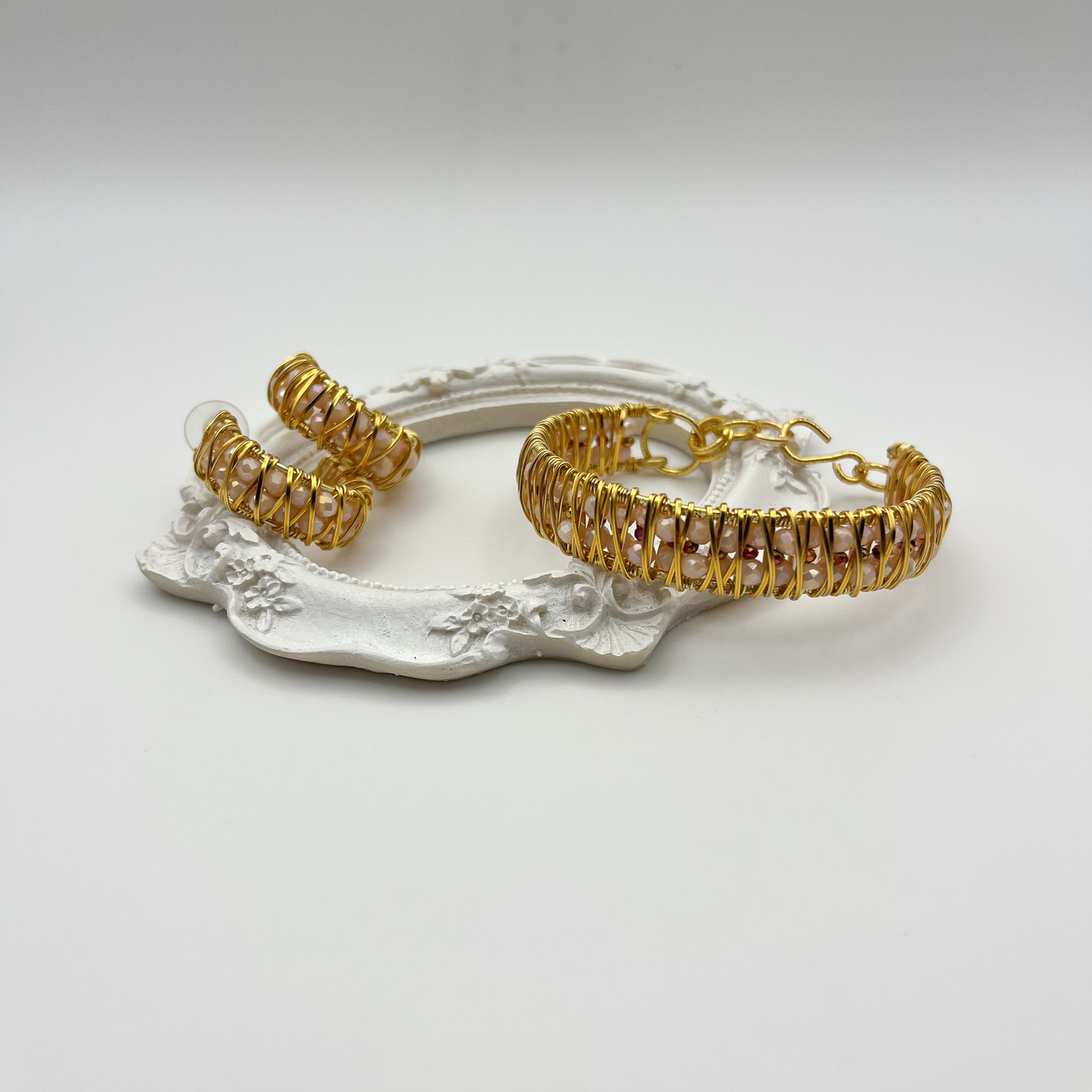 Julia Bracelet and Hoop Set