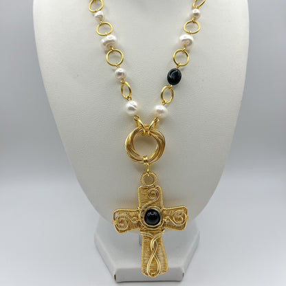 Seraphina Cross Necklace