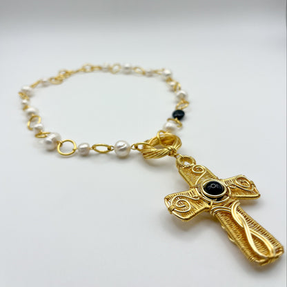 Seraphina Cross Necklace