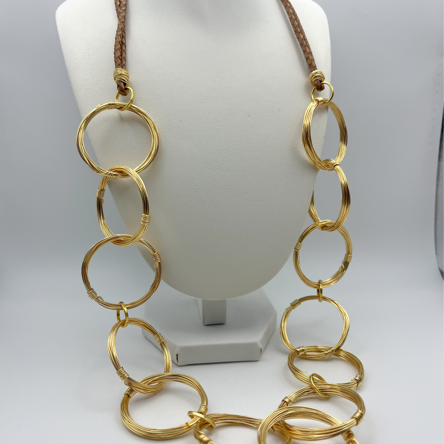 Gabriela Infinity Hoop Necklace